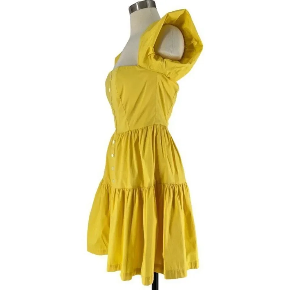 NWT STAUD Mini Elio Dress (Off Shoulder) - Picture 6 of 9